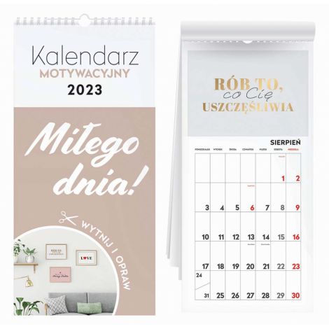 2024 Kalendarz Interdruk Motywacyjny, Hasła